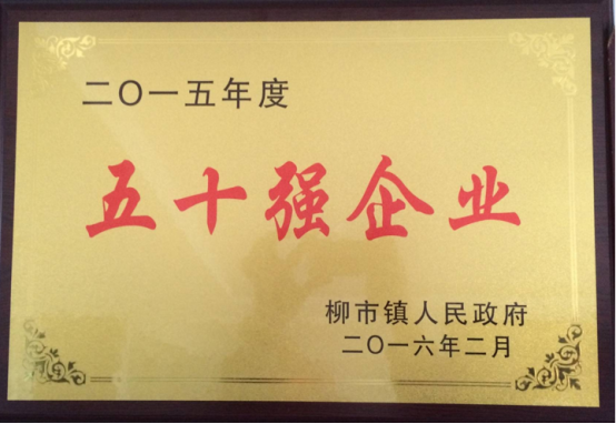 2015年五十强企业